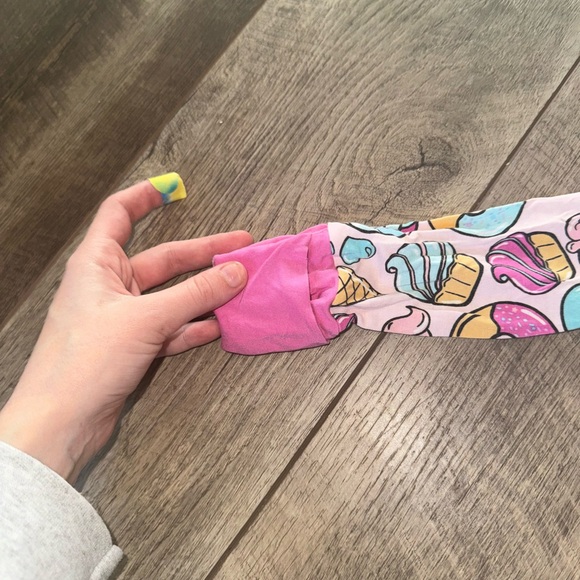 Little Sleepies Pajamas Rare Little Sleepies Pink Sweet Treats